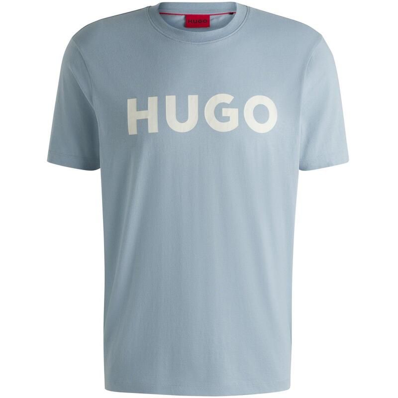 フューゴ メンズ トップス Tシャツ Hugo Dulivio T Shirt Open Blue ブルー