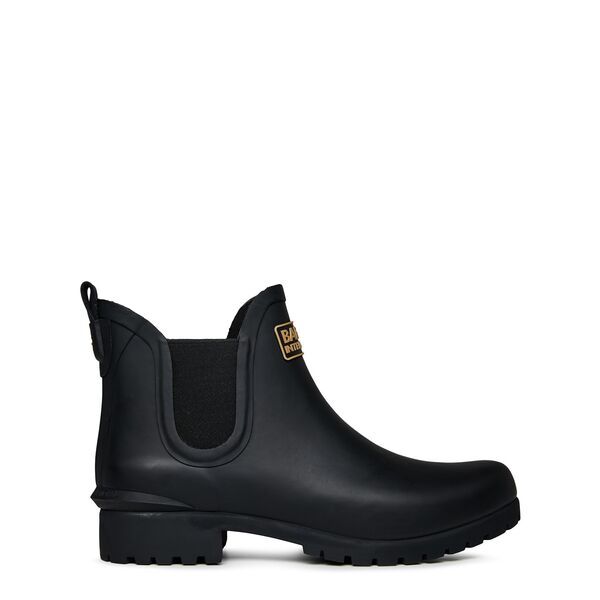 バブアー レディース シューズ ブーツ・レインブーツ Barbour International Irina Wellington Boots Black ブラック