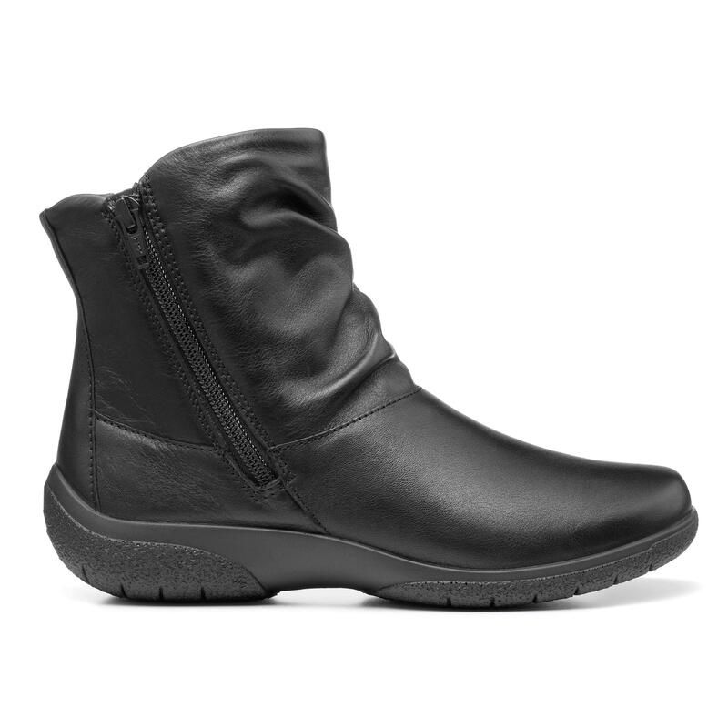 フーター レディース シューズ ブーツ・レインブーツ アンクル Hotter Whisper Ankle Boots Wide Fit Black ブラック