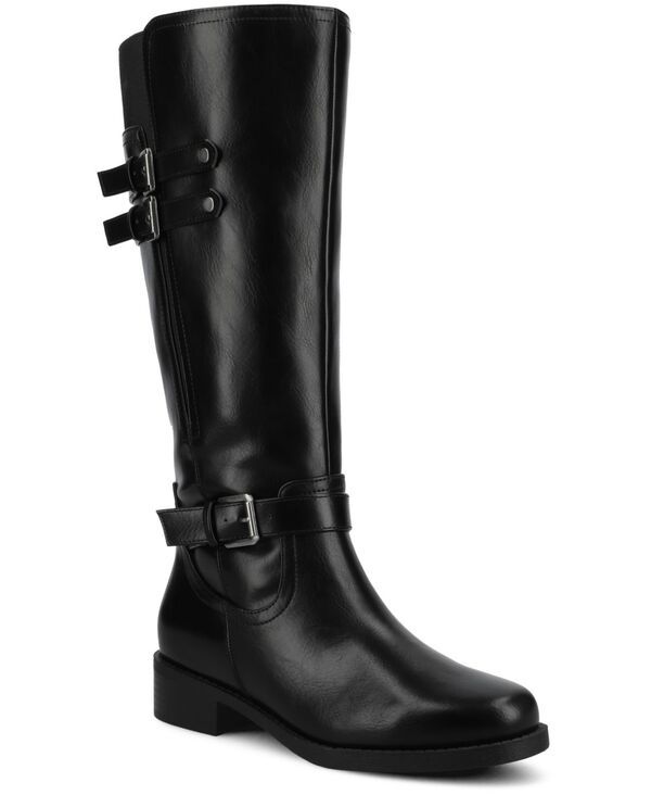 ジュルネ コレクション レディース シューズ ブーツ・レインブーツ Journee Collection Womensonny Round Toe Regular Wide Calf Extra Wide Calf Casual Boots Black ブラッ