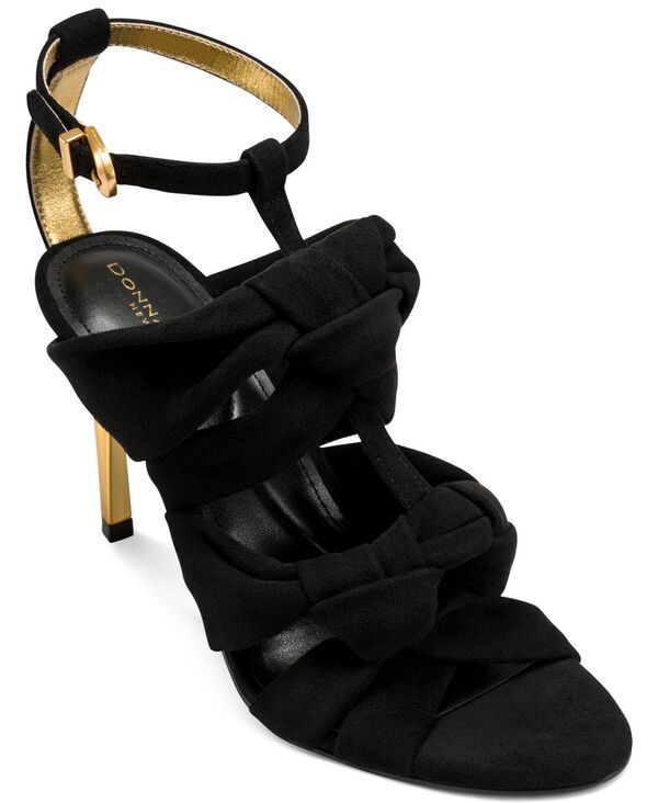ダナ キャラン ニューヨーク レディース シューズ サンダル Donna Karanew York Synnove T Strap Sandals Black ブラック