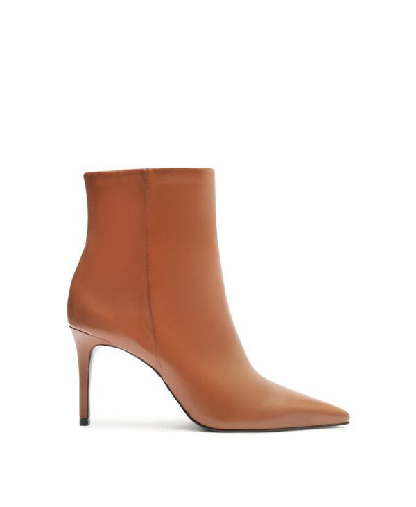 シュッツ レディース シューズ ブーツ・レインブーツ Schutz Womens Mikki Pointed Toe Dress Booties Brown ブラウン シュッツ レディース シューズ ブーツ・レインブーツ Schutz Womens Mikki Pointed Toe Dress Booties Brown ブラウン
