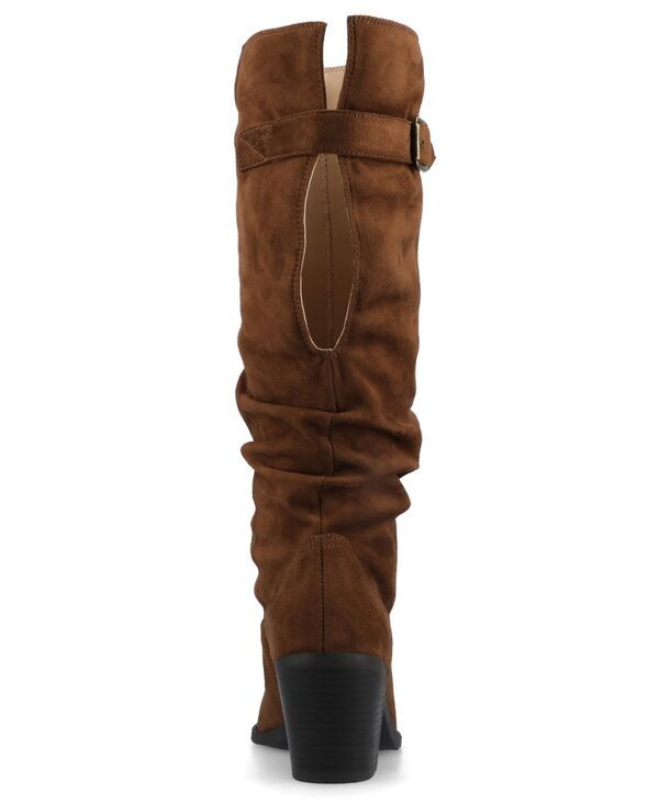 ジュルネ コレクション レディース シューズ ブーツ・レインブーツ Journee Collection Womens Kaleah Regular Wide Calf Pointed Toe Slouchy Boots Brown ブラウン