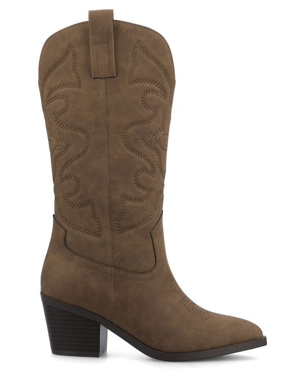 ジュルネ コレクション レディース シューズ ブーツ・レインブーツ Journee Collection Womens Chantry Regular Wide Calf Western Mid Shaft Boots Brown ブラウン ジュルネ コレクション レディース シューズ ブーツ・レインブーツ Journee Collection Womens Chantry Regular Wide Calf Western Mid Shaft Boots Brown ブラウン