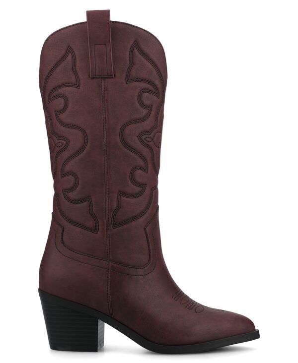 ジュルネ コレクション レディース シューズ ブーツ・レインブーツ Journee Collection Womens Chantry Regular Wide Calf Western Mid Shaft Boots Oxblood オックスブラッド ジュルネ コレクション レディース シューズ ブーツ・レインブーツ Journee Collection Womens Chantry Regular Wide Calf Western Mid Shaft Boots Oxblood オックスブラッド