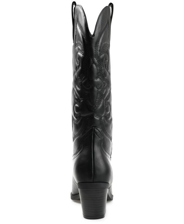 ジュルネ コレクション レディース シューズ ブーツ・レインブーツ Journee Collection Womens Chantry Regular Wide Calf Western Mid Shaft Boots Black ブラック