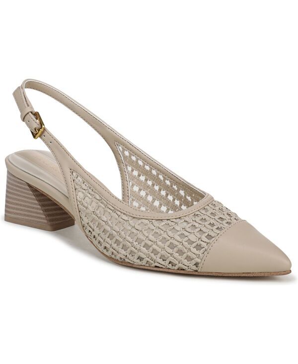 フランコサルト レディース シューズ パンプス Franco Sarto Womens Racer Pointed Toe Slingback Shoes White Faux Leather ホワイト