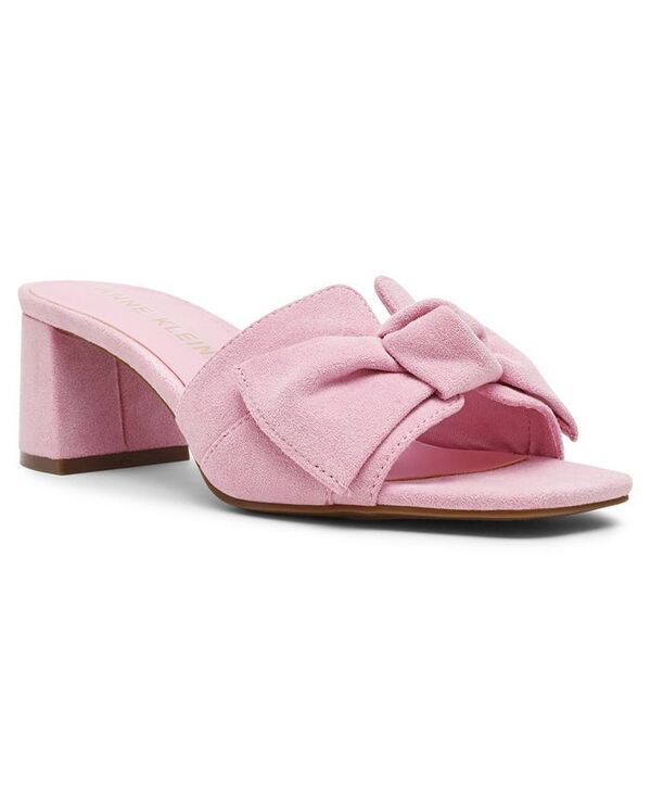 アンクライン レディース シューズ サンダル ヒール Anne Klein Womens Kizmet Knot Block Heel Dress Sandals Light Pink ピンク