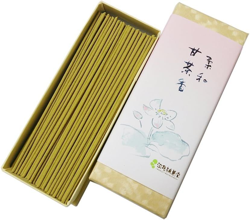 Awaji BaikundoのIncense Sticks 天然Sandalwood フランキンセンス 乳香 天然香料 浄化Incense 柔和甘茶香 50g