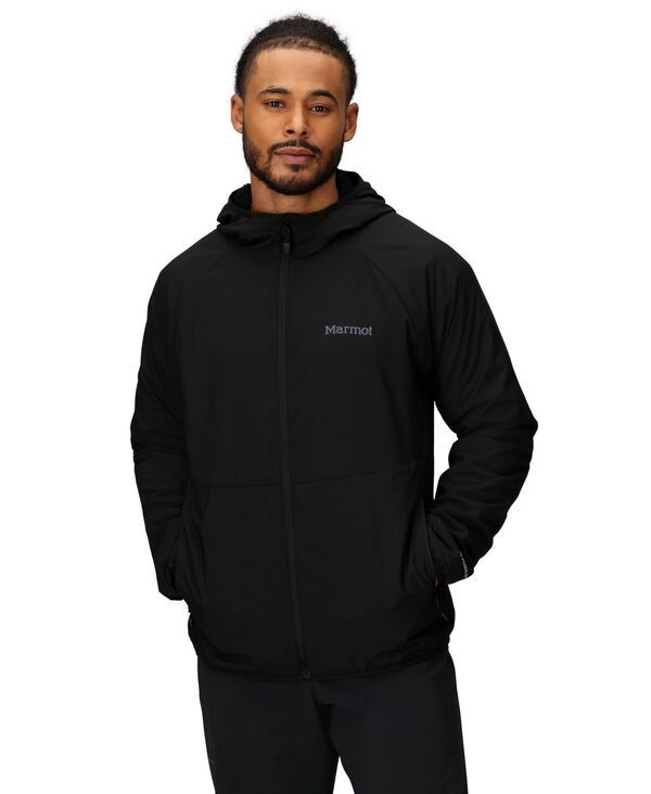 マーモット メンズ アウター ジャケット・ブルゾン フーデッドジャケット Marmot Mens Aerothermal Hooded Jacket Black ブラック