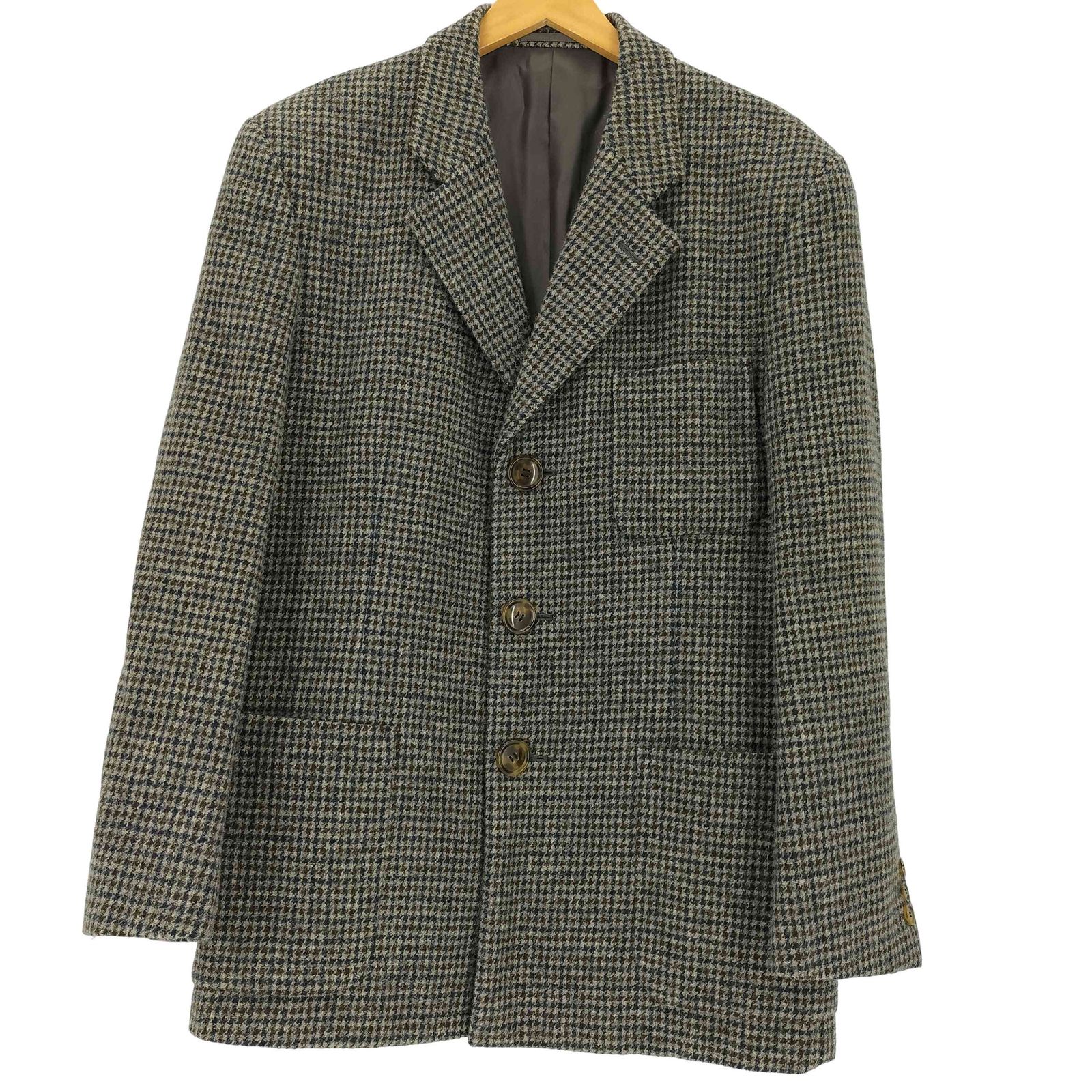 コムデギャルソンオムプリュス COMME des GARCONS HOMME PLUS 95AW 3B 千鳥格子 ウール テーラードジャケット メンズ JPN：M