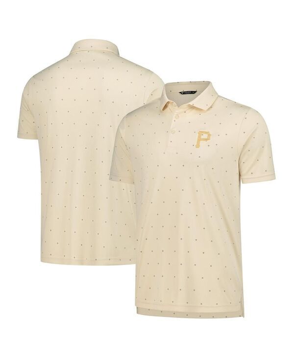 レベルウェア メンズ トップス ポロシャツ LevelWear MensCream Pittsburgh Pirates Vision Polo Shirt Cream クリーム