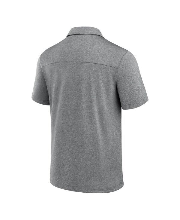 ファナティクス メンズ トップス ポロシャツ Fanatics Mens Charcoal Texas Longhorns Performance Polo Shirt Charcoal チャコール