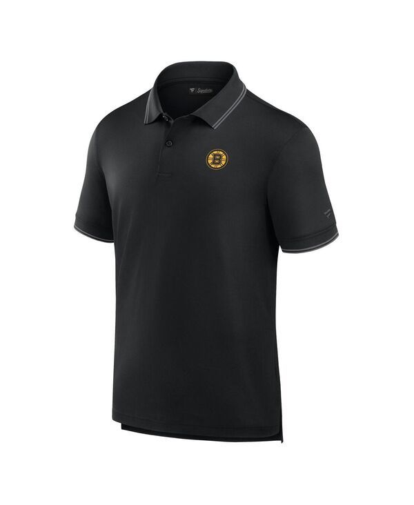 ファナティクス メンズ トップス ポロシャツ Fanatics Mens Black Boston Bruins Front Office PiquePolo Shirt Black ブラック ファナティクス メンズ トップス ポロシャツ Fanatics Mens Black Boston Bruins Front Office PiquePolo Shirt Black ブラック