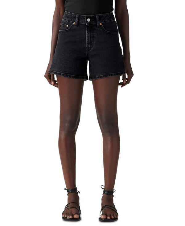 リーバイス レディース ボトムス ハーフパンツ・ショーツ A ライン ショートパンツ デニム Levis Womens MidRise ALine Denim Shorts First Or Last デニム