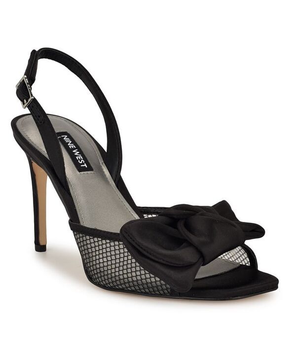 ナインウェスト レディース シューズ サンダル ヒール Nine West Womens Gergia Stiletto Heel Open Toe Dress Sandals Black ブラック