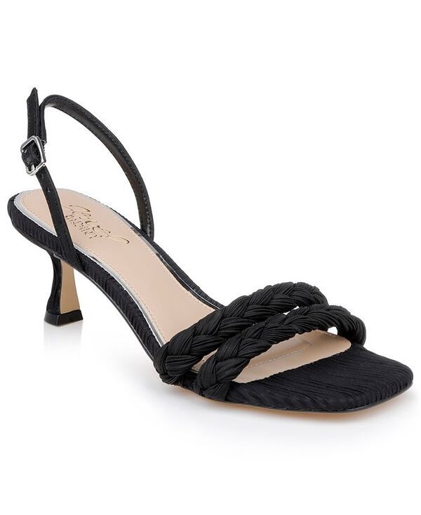 ジュウェルダグレイミシュカ レディース シューズ サンダル Jewel Badgley Mischka Womens Sharon Square Toe Dress Sandals Black ブラック