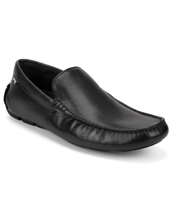 ケネスコール メンズ シューズ スリッポン・ローファー Kenneth Cole New York Mens Theo Casual SlipOn Loafer Black Leather ブラック