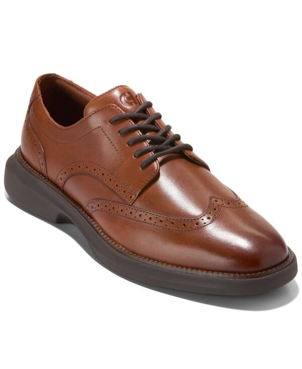 コールハーン メンズ シューズ オックスフォード ウィングチップ レース Cole Haan Mens Grand Shadowlite Wingtip LaceUp Oxfords British tan タン