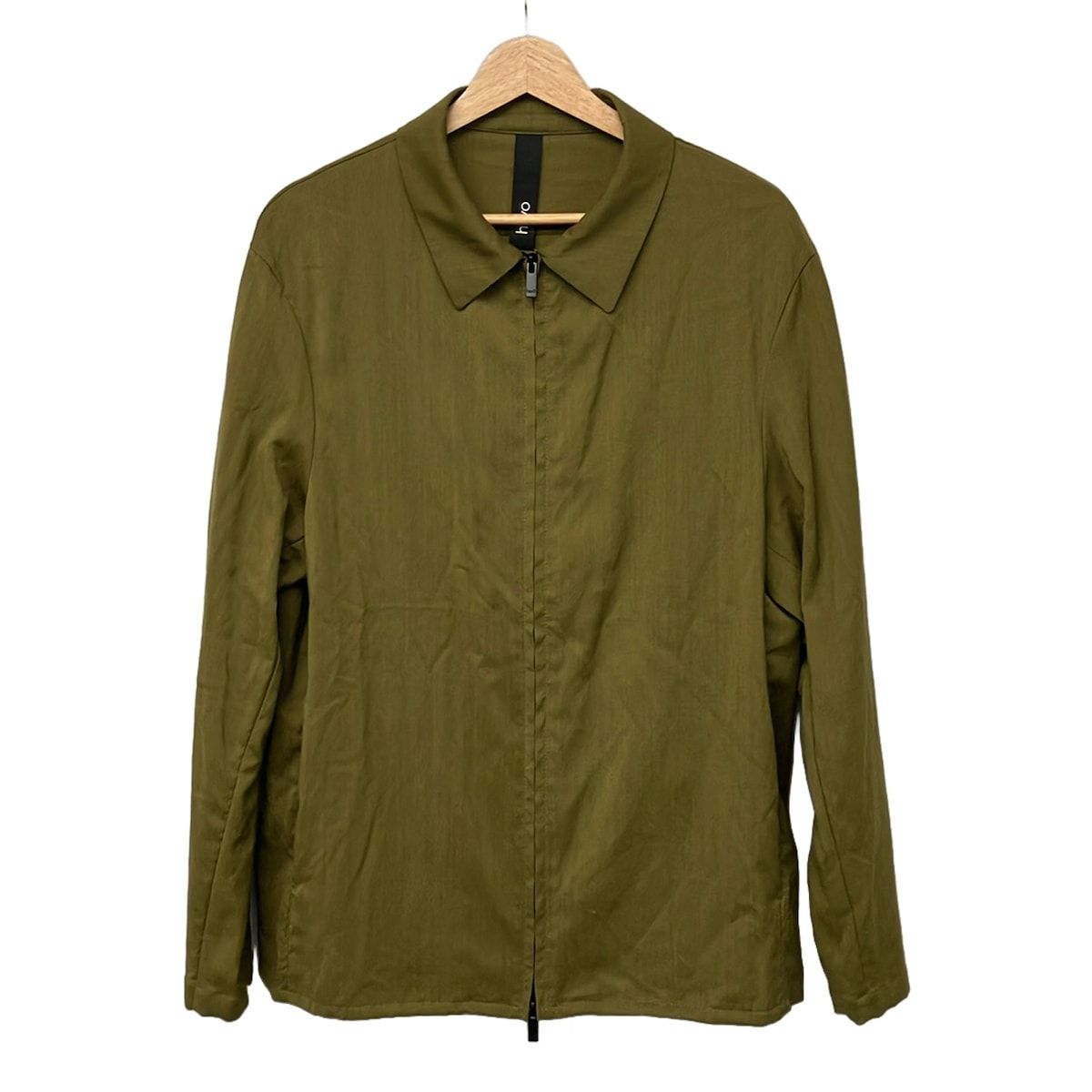 HEVO(イーヴォ) ブルゾン サイズ48 XL メンズ - カーキ 長袖/ジップアップ/ダブルジップ/春/秋