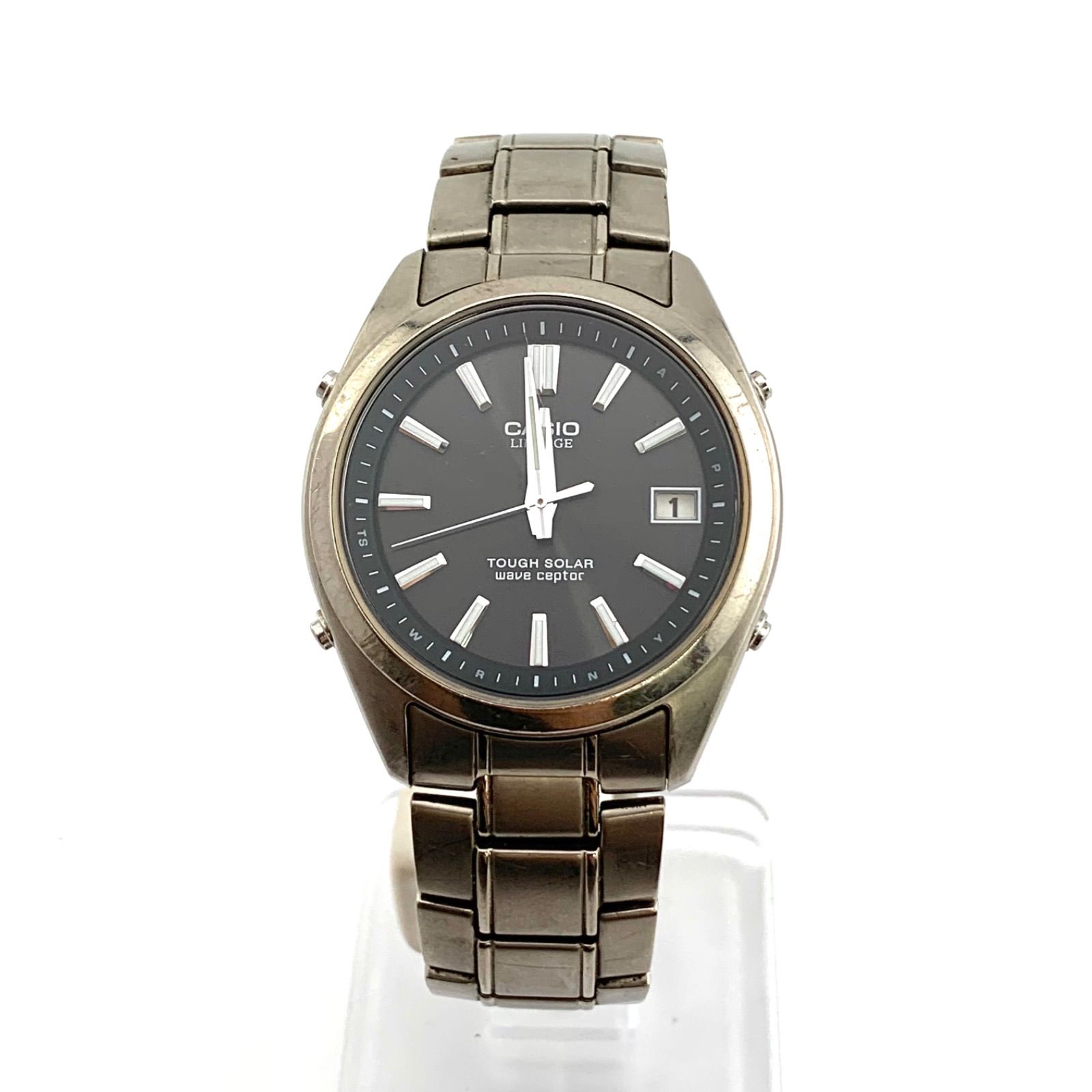 中古】CASIO LINEAGE LIW-130T チタン 電波ソーラー - メルカリ