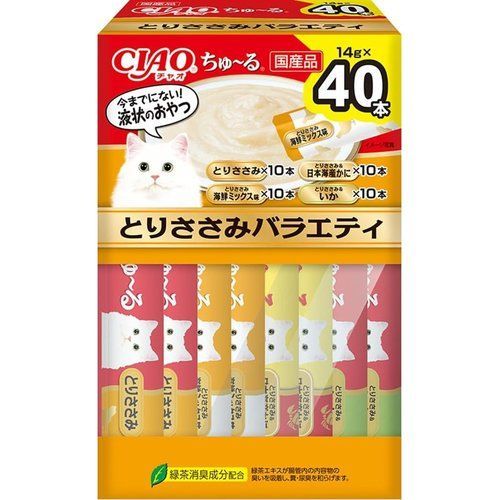 チャオ CIAO ちゅ~る とりささみバラエティ 14g×40本 BOX - メルカリ