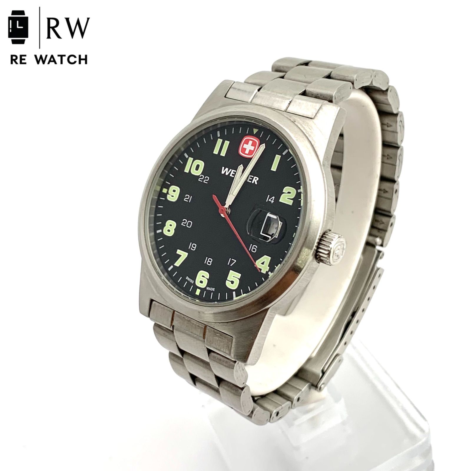 Watch Again フォロー割実施中購入 中古】WENGER 7290X 腕時計 クォーツ 100M防水 ステンレス - メルカリ