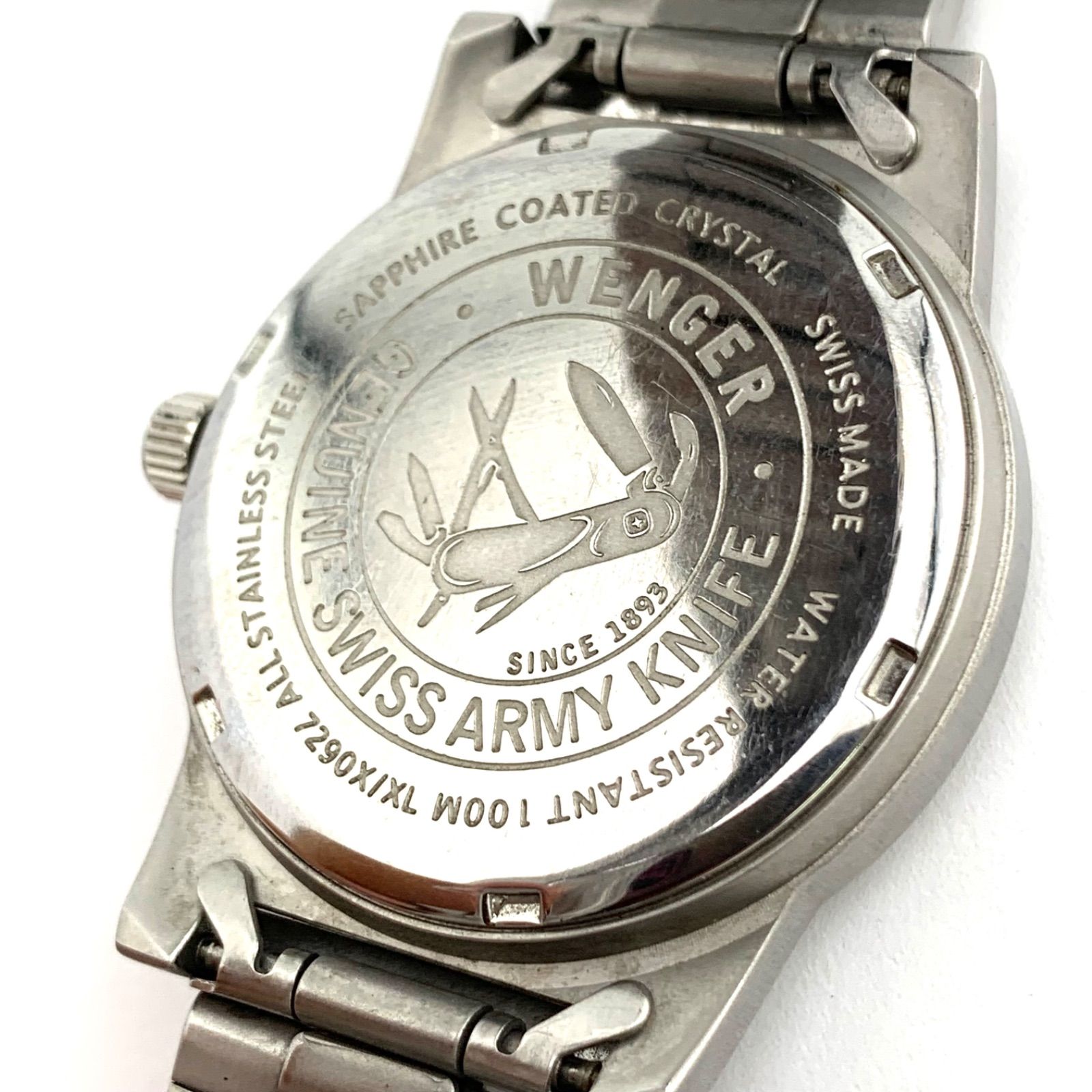 中古】WENGER 7290X 腕時計 クォーツ 100M防水 ステンレス - メルカリ