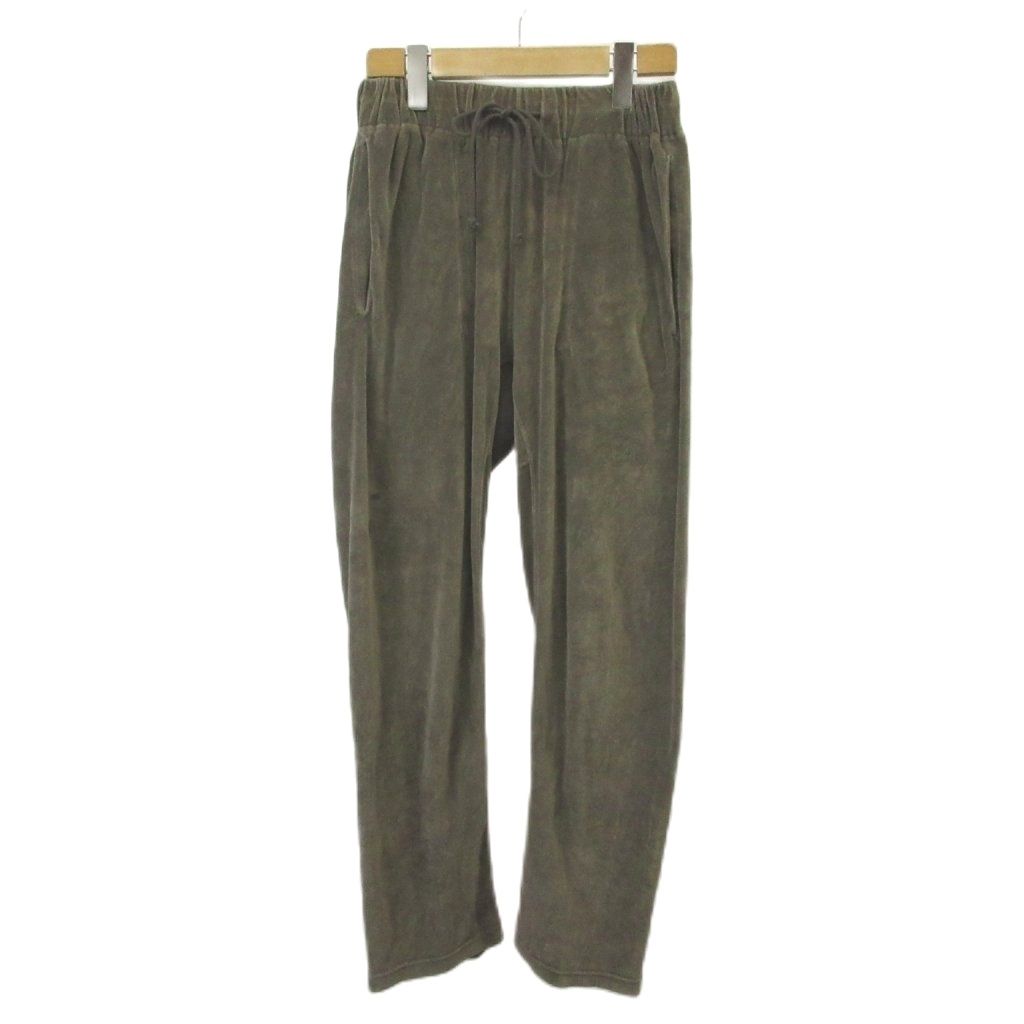 ノンネイティブ nonnative パンツ イージーパンツ 1 カーキ 無地 ゴムウエスト ドローストリング サイドポケット /KK ■ECD004