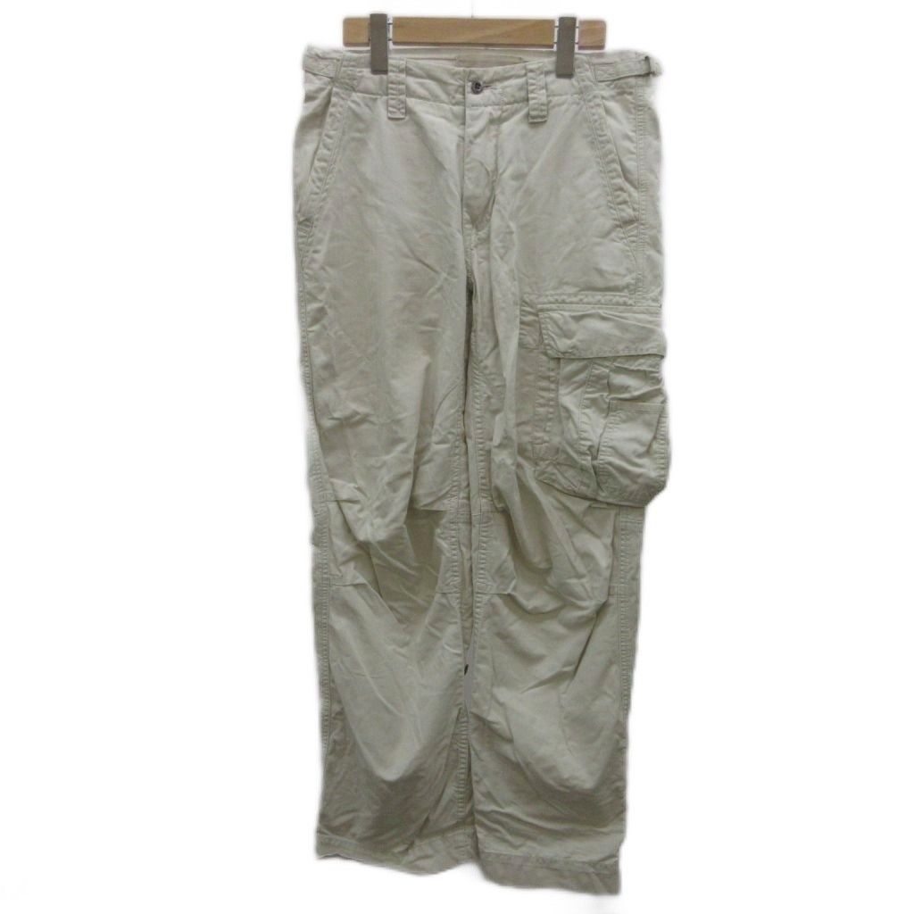 ポロ ラルフローレン POLO RALPH LAUREN カーゴパンツ 28/30 ベージュ 無地 長ズボン /PP ■ECD004