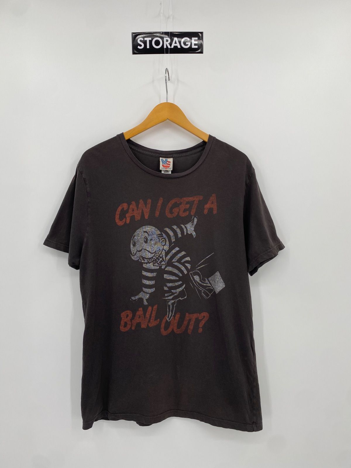 【古着】Monopoly JUNKFOOD Short Sleeve Tee L モノポリー ジャンクフード Tシャツ