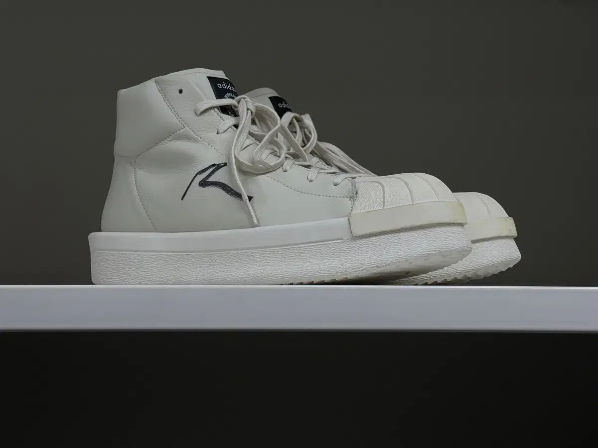新品 285 / RICK OWENS リックオウエンス adidas アディダス 麻 マストドン プロ モデル ミルク