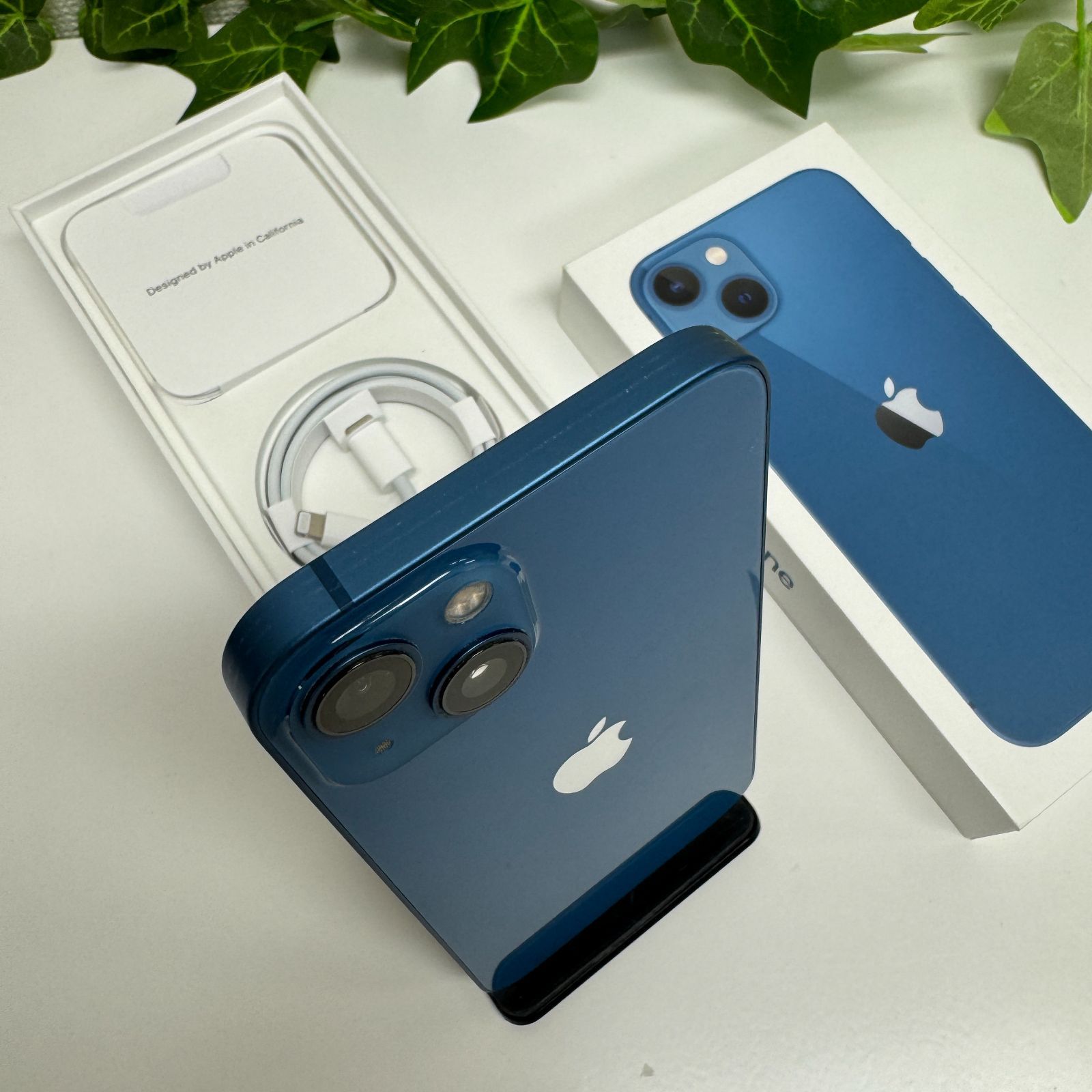 中古 iPhone13 256GB ブルー SIMフリー Aランク - メルカリ