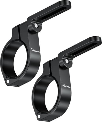 Kaedear(カエディア) バイク クランプ ステー 回転 マウント サイバーLED フォグランプ ベースマウント KDR-C18L (スライド) 2個入り/ 95931822