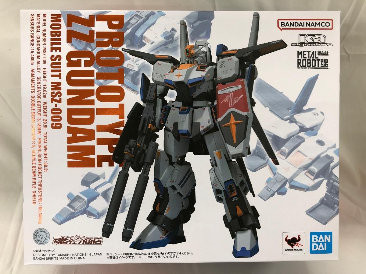 【未開封】METAL ROBOT魂 (Ka signature) ＜SIDE MS＞ プロトタイプZZガンダム 「機動戦士ガンダムZZ」 魂ウェブ商店限定