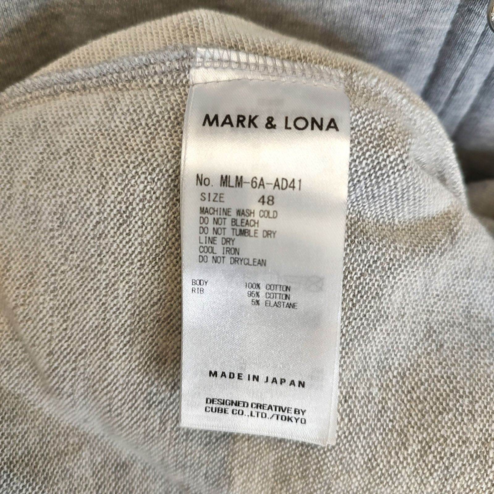 MARK&LONA マークアンドロナ ゴルフ GOLF OR Café Hoodie ジップアップ
