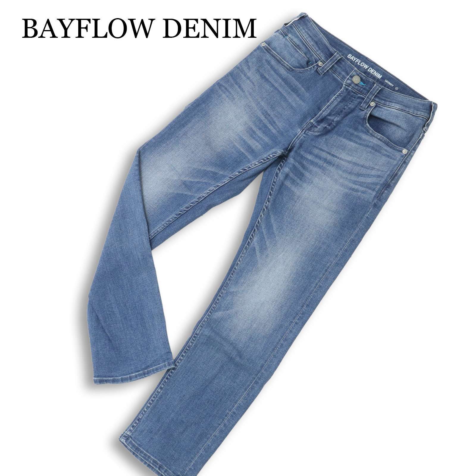 BAYFLOW DENIM ベイフロー USED加工☆ スキニー ストレッチ デニム 