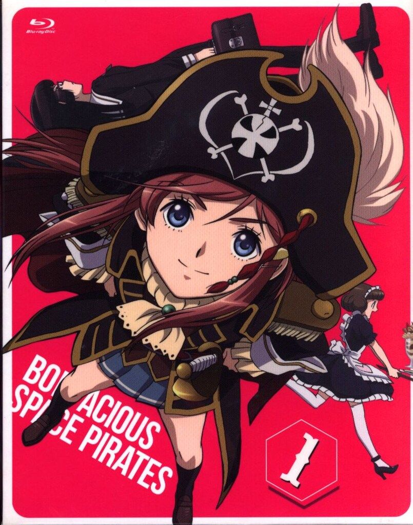 アニメBlu-ray モーレツ宇宙海賊 初回限定版全7巻 セット*未開封、ケース類イタミ
