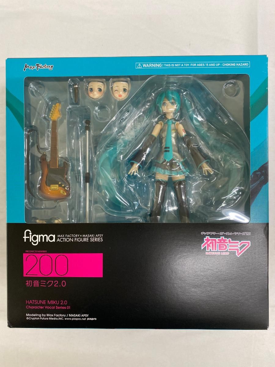 figma初音ミク　2.0 200 新品未開封 未開封】figma 200 フィギュア 初音ミク 2.0 - メルカリ
