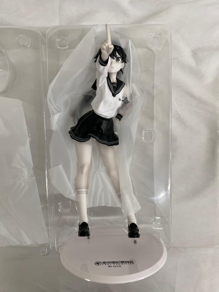 在波うゆ モノクロ版セット 「東京風紀委員会」 1/7 PVC＆ABS製塗装