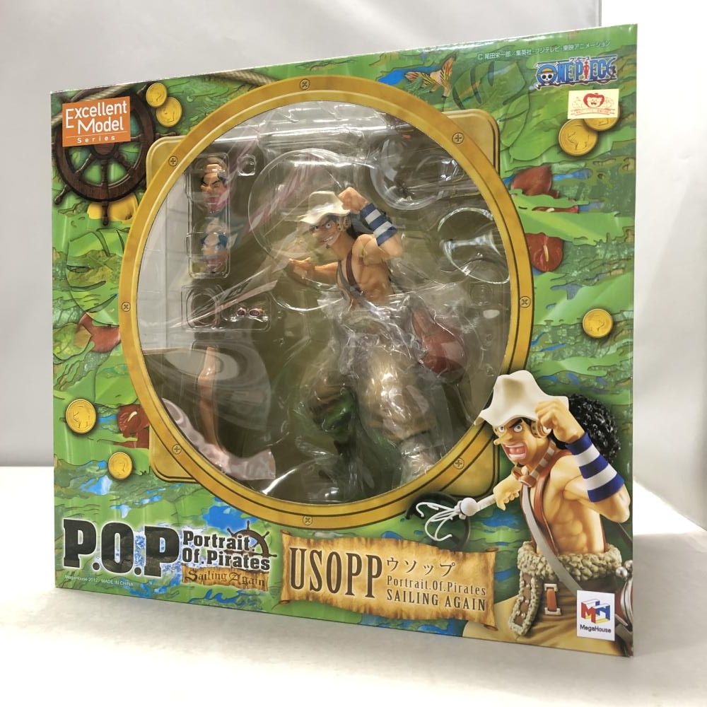 【中古】メガハウス ウソップ ワンピース エクセレントモデル Portrait.Of.Pirates ワンピース Sailing Again[15]