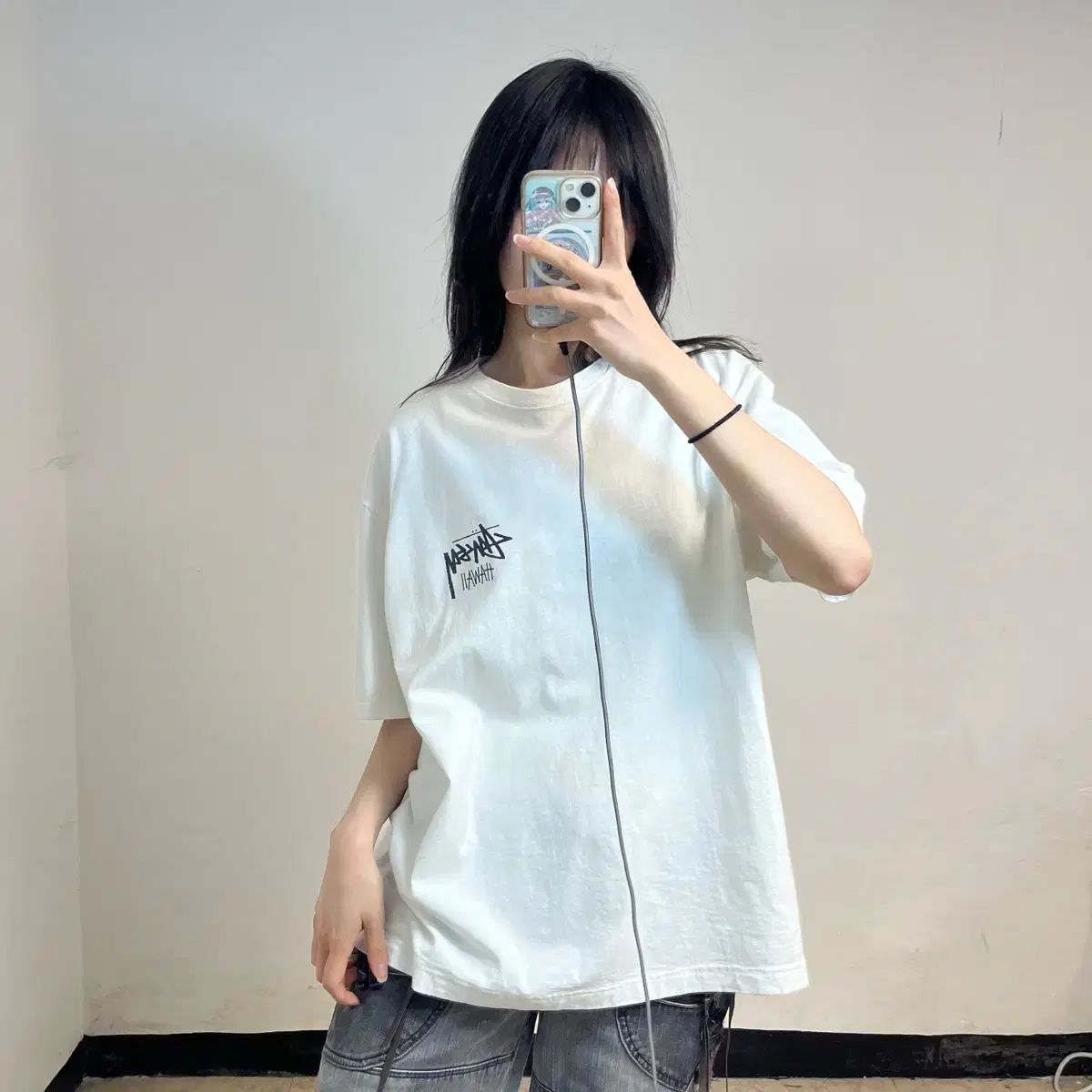 ステューシー STUSSY Tシャツ 半袖 白 ハワイ限定 ホノルル ホワイト 