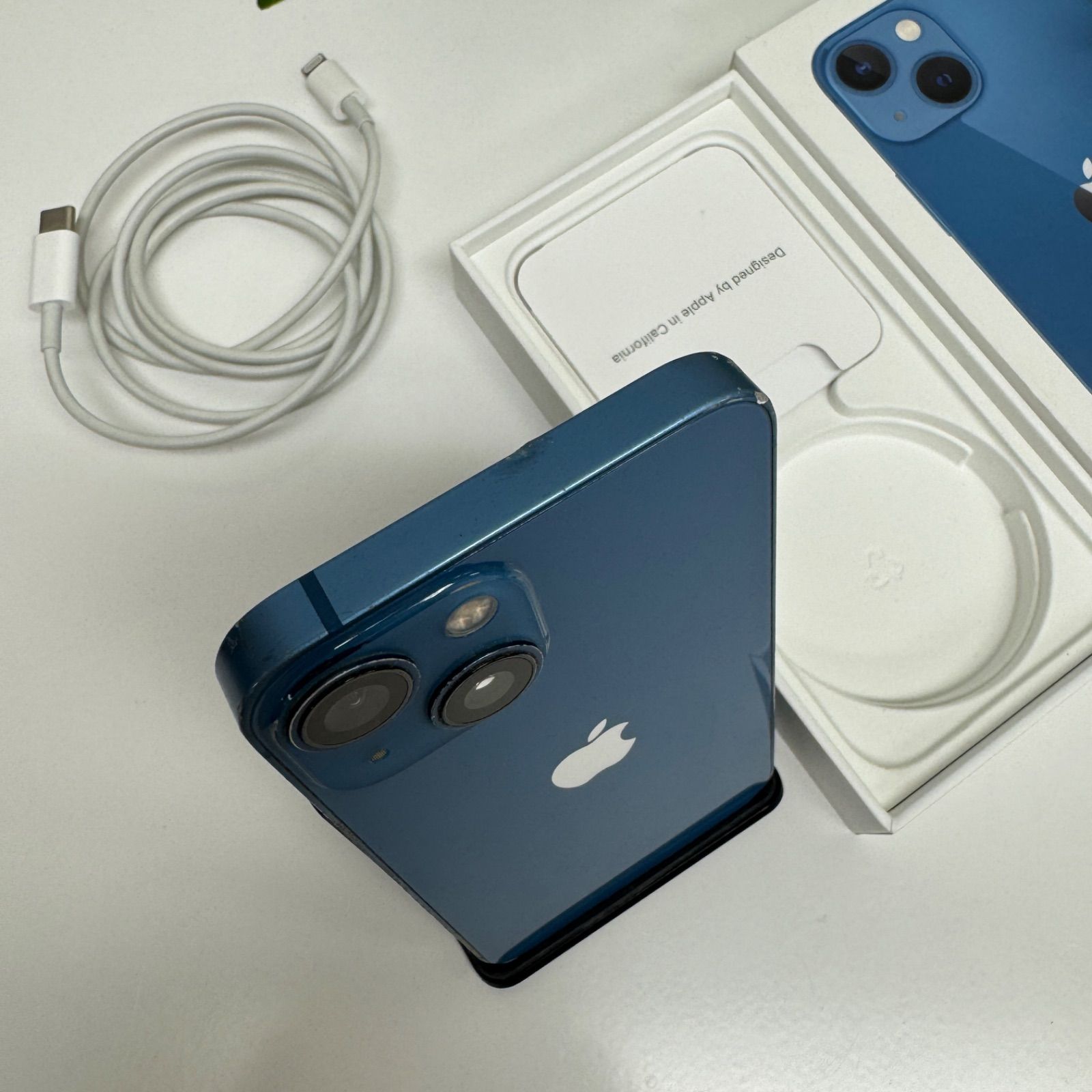 iPhone 13 mini 128GB ブルー SIMフリー Cランク - メルカリ