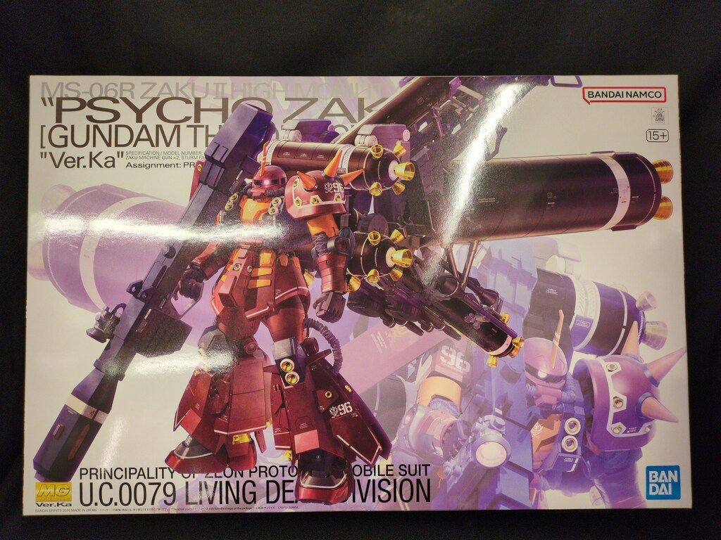 BANDAI SPIRITS MG 1/100 機動戦士ガンダム サンダーボルト　バンダイナムコ版 高機動型ザク サイコ・ザク Ver.Ka (GUNDAM THUNDERBOLT版)/15+表記