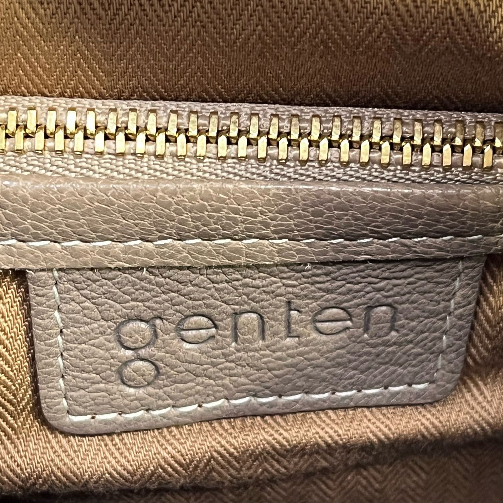 genten ゲンテン ボルディーノ 2way レザー ショルダー バッグ ハンド 