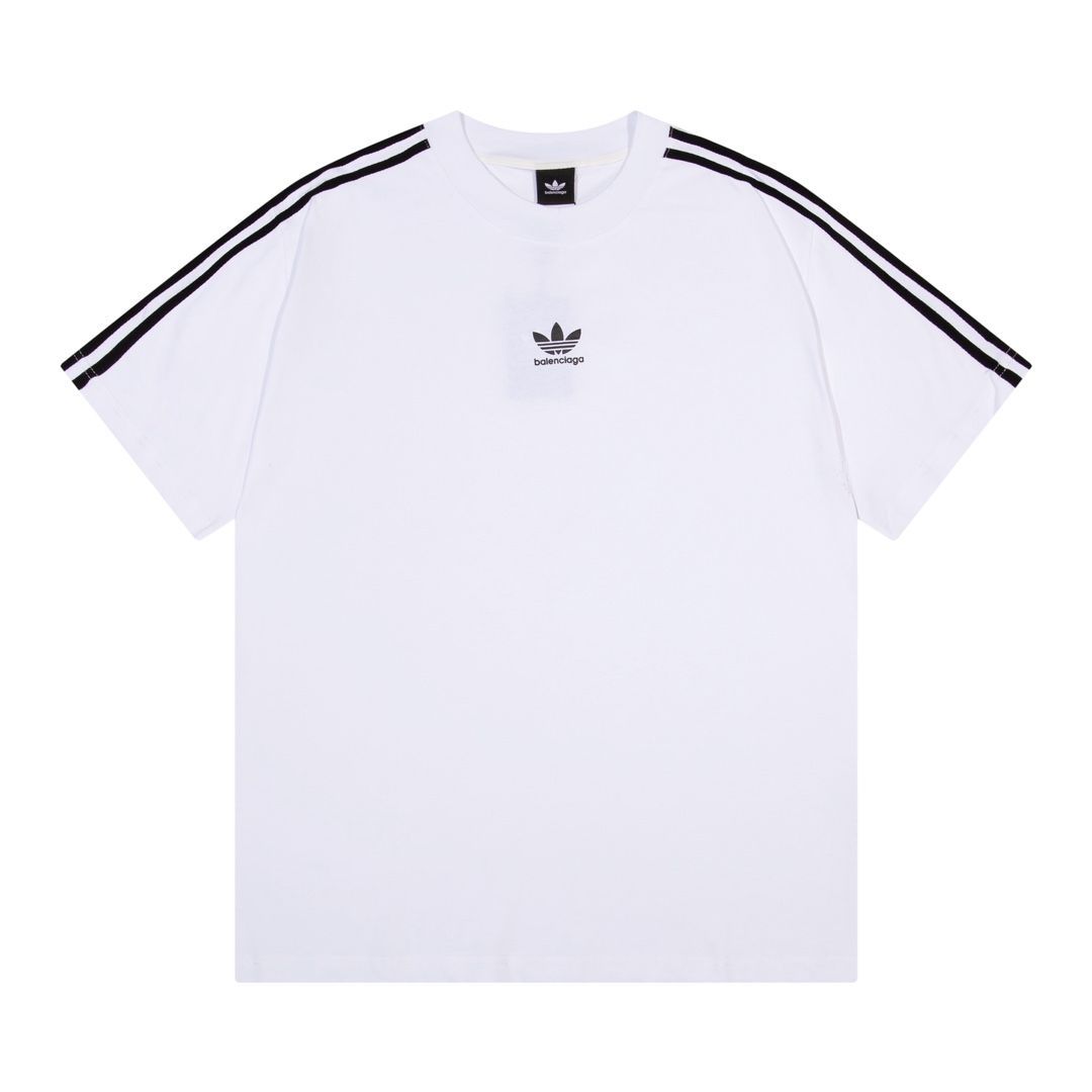 BALENCIAGA×ADIDAS コラボ 男女兼用 半袖Tシャツ