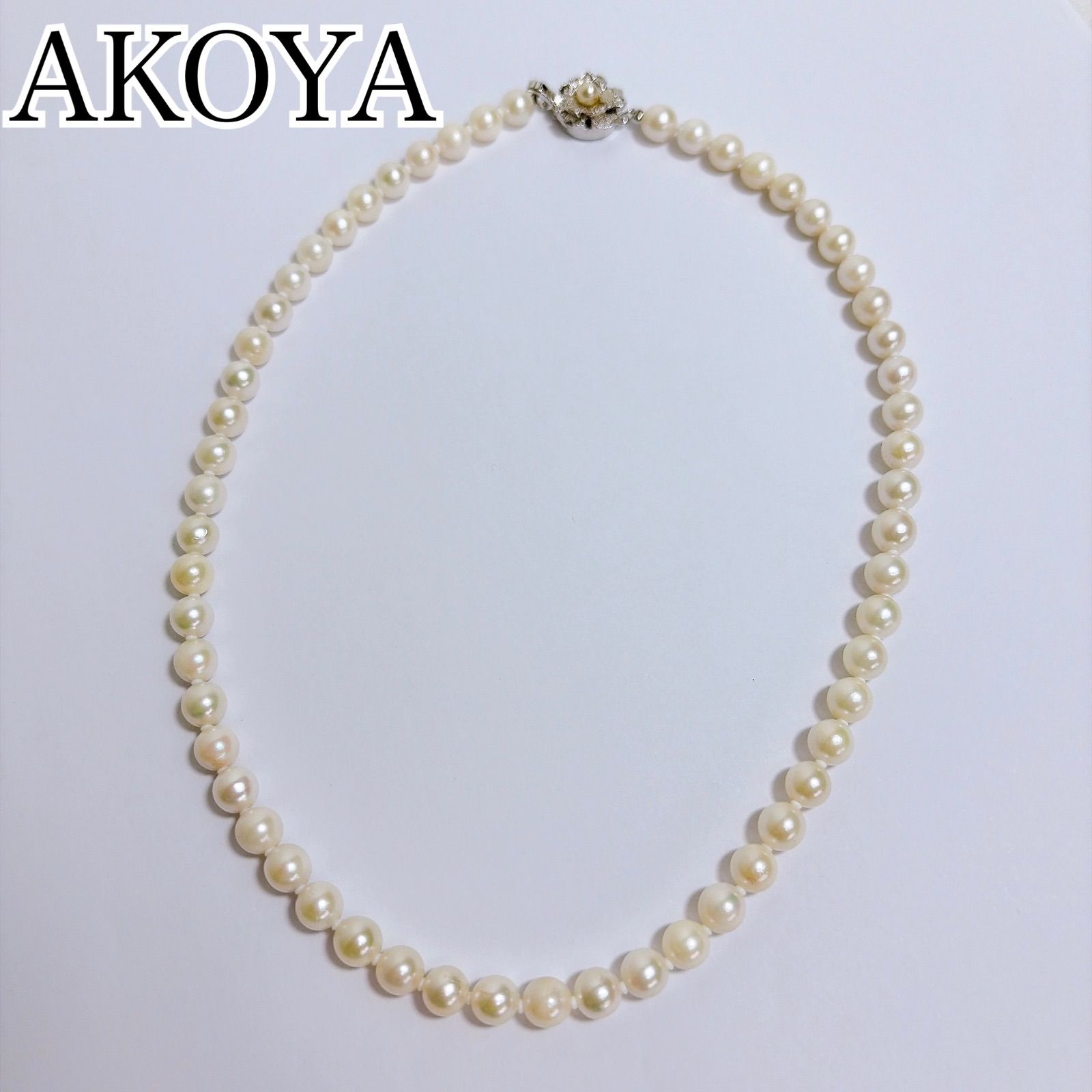 あこや パール ネックレス 6.5-7.0mm 冠婚葬祭　パーティ　セレモニー