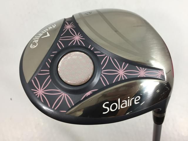 返品OK 【中古ゴルフクラブ】【美品】キャロウェイ SOLAIRE ドライバー レディス 2018 オリジナルカーボン 1W