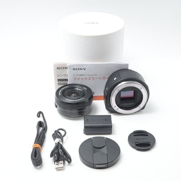 ソニー SONY ILCE-QX1 パワーズームレンズキット E PZ 16-50mm F3.5-5.6 OSS ブラック付属