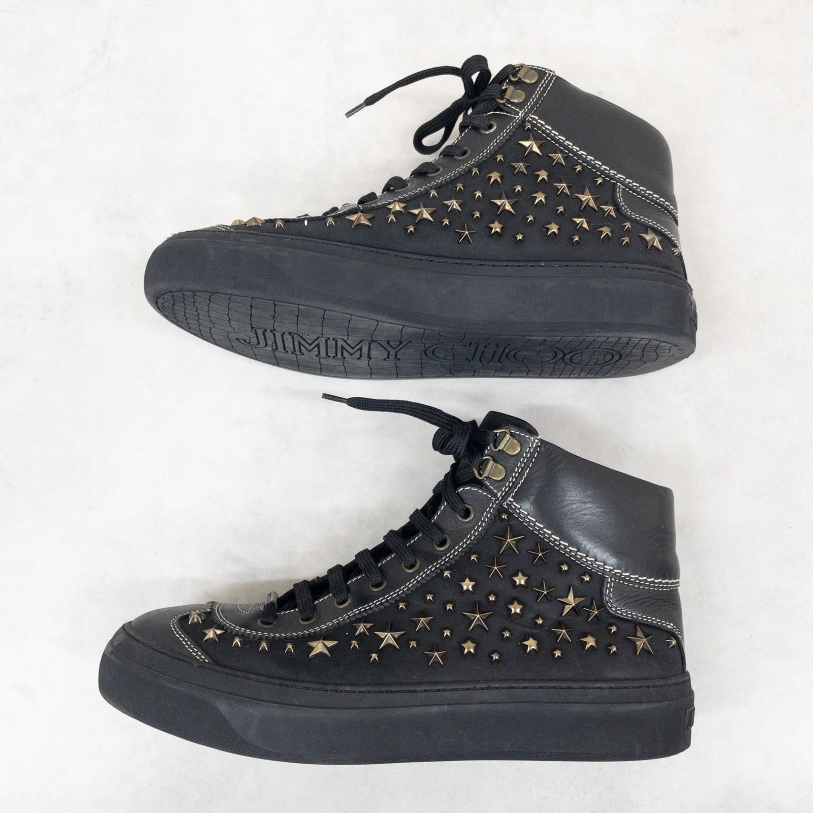 JIMMY CHOO ジミーチュウ スニーカー ハイカット スタッズ スター